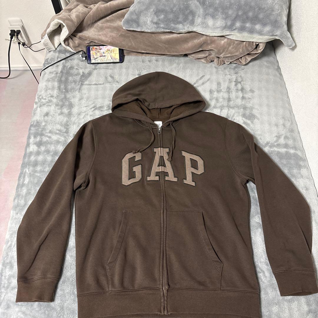 リラックス GAP ロゴ ジップアップパーカー パーカー