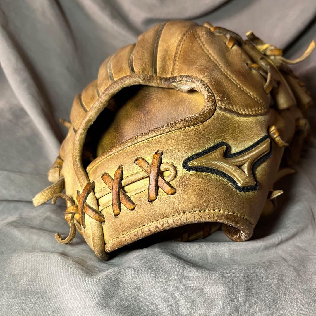 Mizuno グローバルエリート　硬式内野手用グローブ キャメル