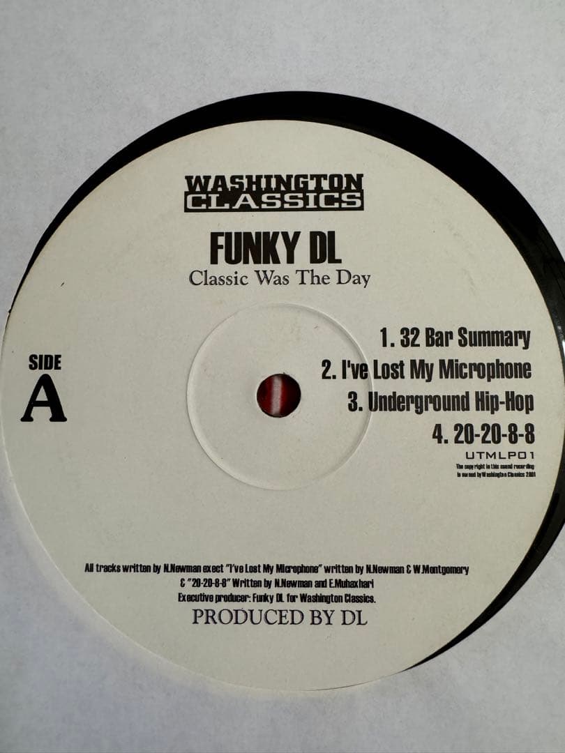 Funky DL - Classic was the Day LP レコード