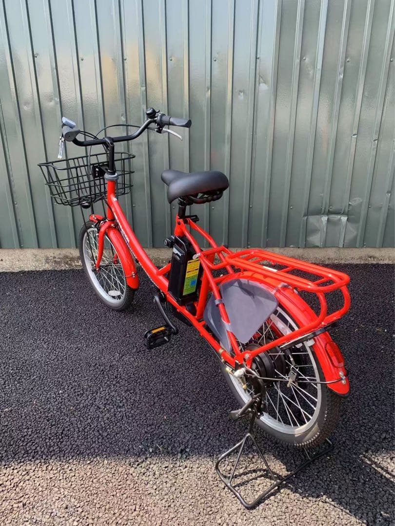 電動アシスト自転車 レッド 8.5Ah