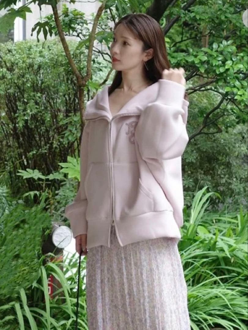新作新品♥️ SNIDEL ボリュームパーカー 2025AW✨PNK
