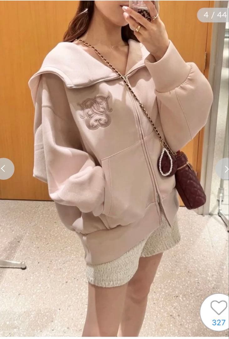 新作新品♥️ SNIDEL ボリュームパーカー 2025AW✨PNK
