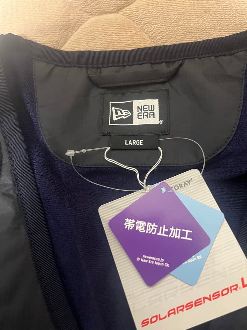 ニューエラゴルフ インサレーテッドキルティング セットアップ ネイビー L