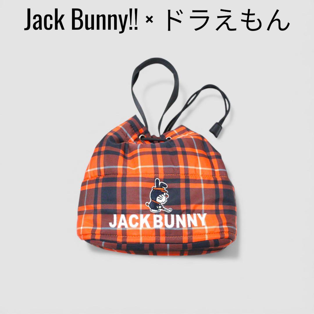 Jack Bunny!! × ドラえもん チェックラウンドバッグ ジャックバニー
