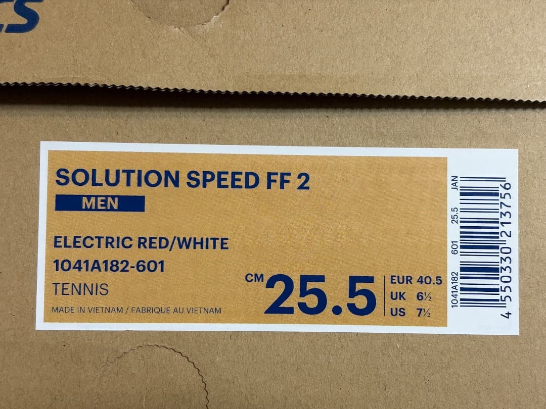 美品｜asics solution speed ff2｜ソリューションスピード