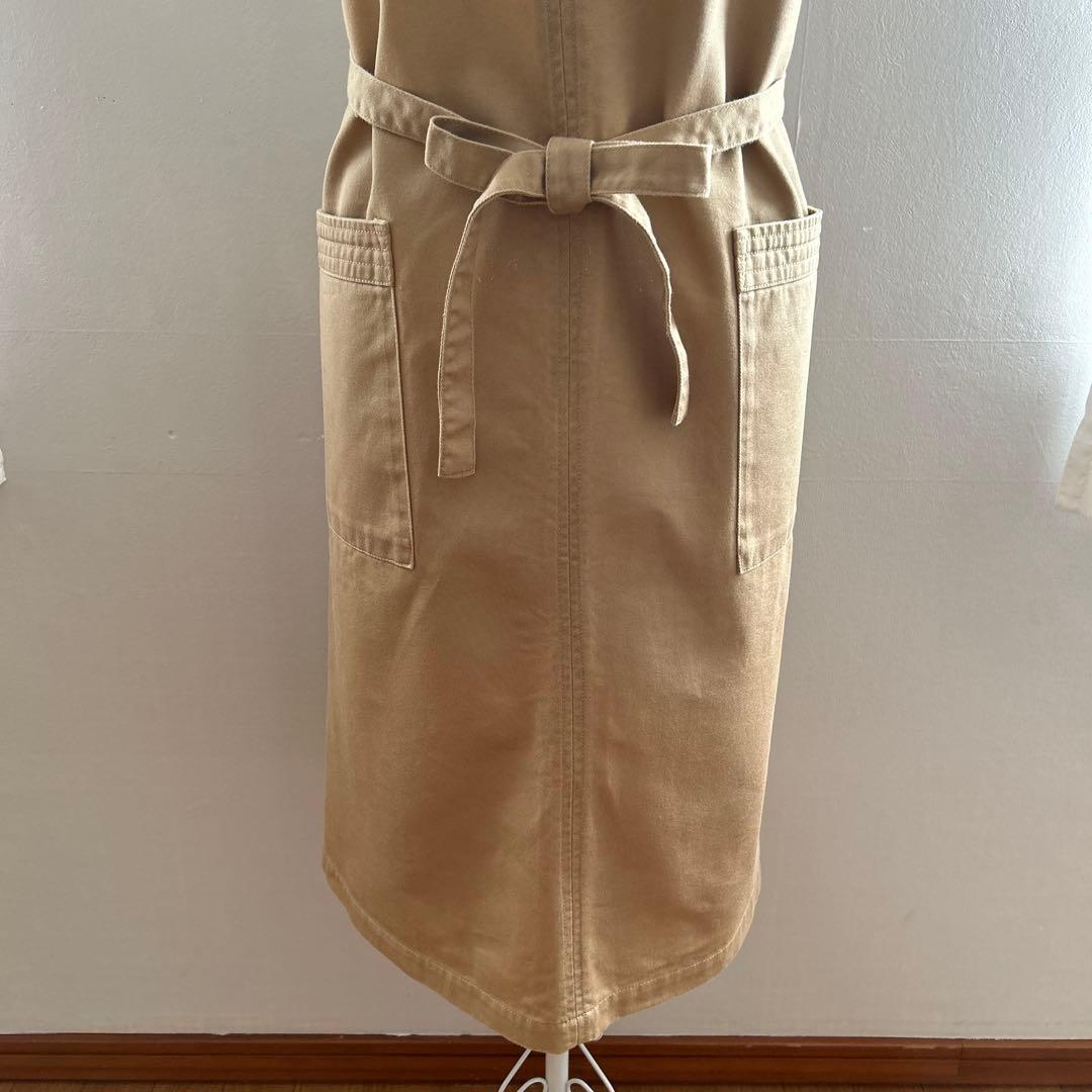 RALPH LAUREN ラルフローレン　エプロン　ベージュ　綿100%