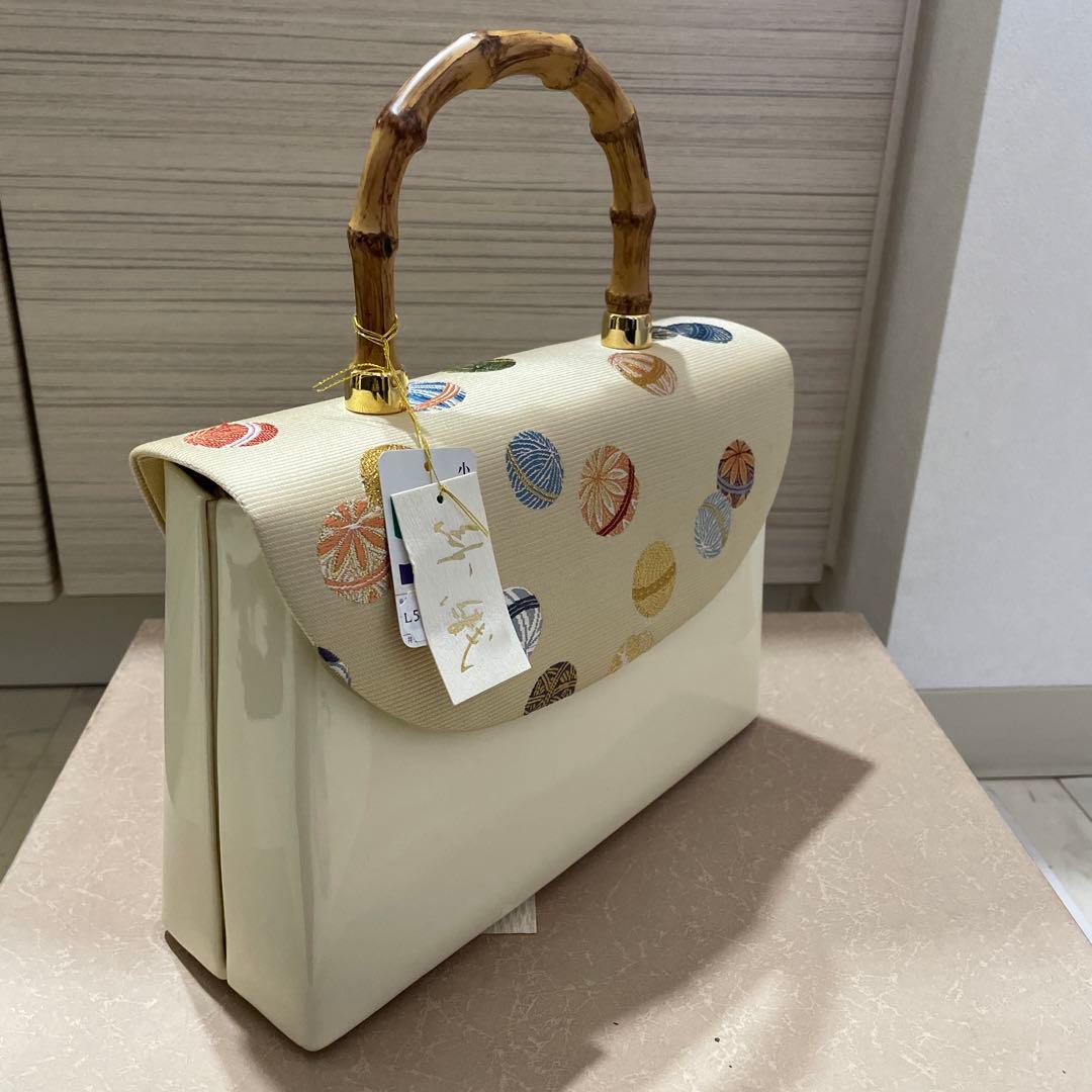 沙織　和装用バッグと下駄のセット