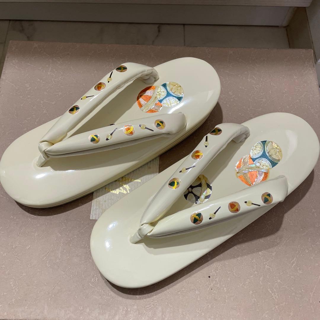 沙織　和装用バッグと下駄のセット