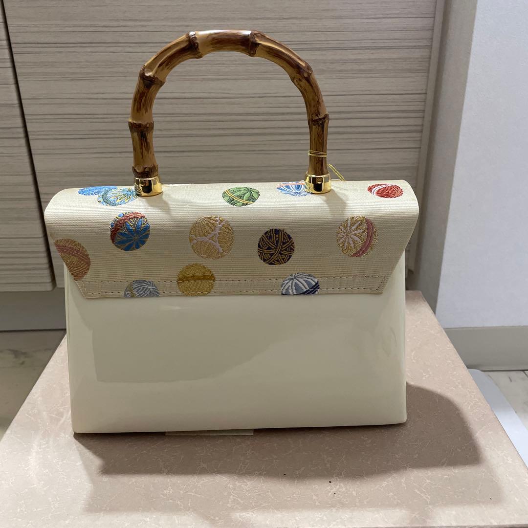 沙織　和装用バッグと下駄のセット