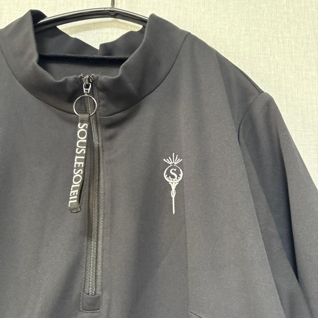 新品　SOUS LE SOLEIL ハーフZIPモックネックワンピース