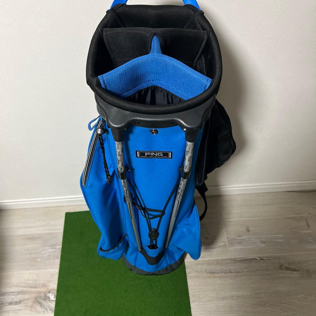 PING スタンドバッグ 青
