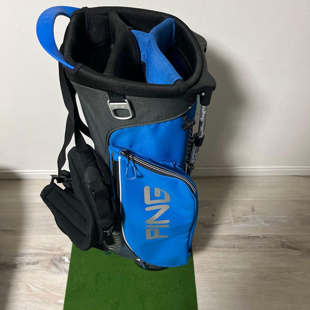 PING スタンドバッグ 青