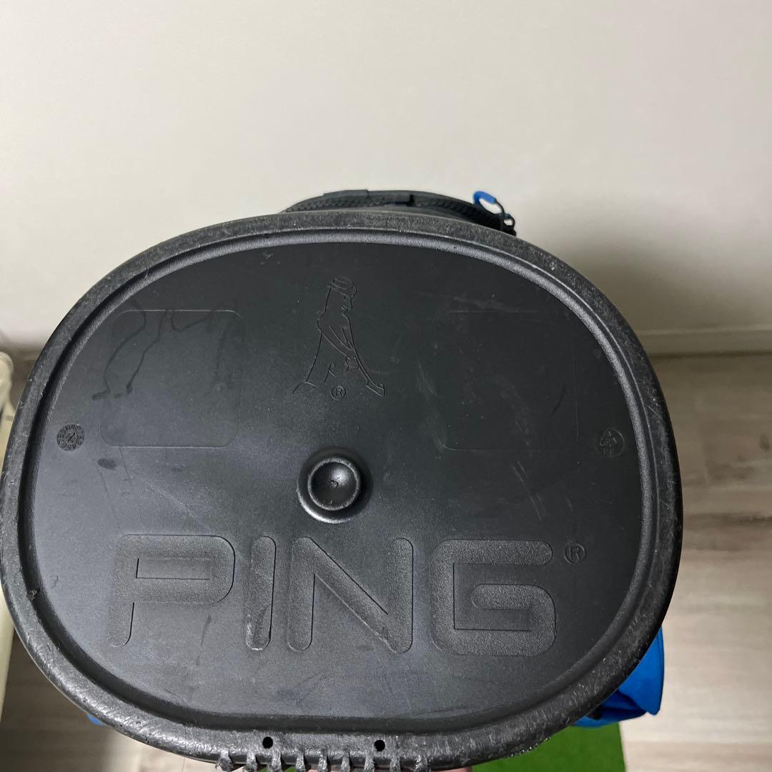PING スタンドバッグ 青