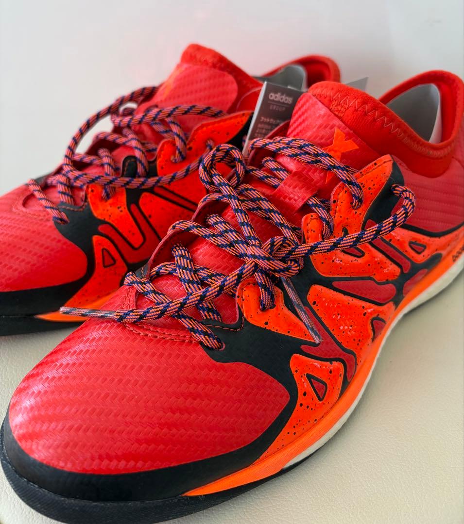 ☆希少新品 アディダス X15.1 フットサルシューズ オレンジ 25.5cm