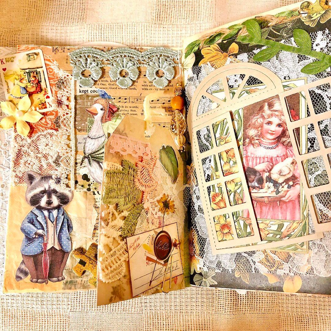 ジャンクジャーナル雑記帳 箱付き おすそ分けファイル junkjournal