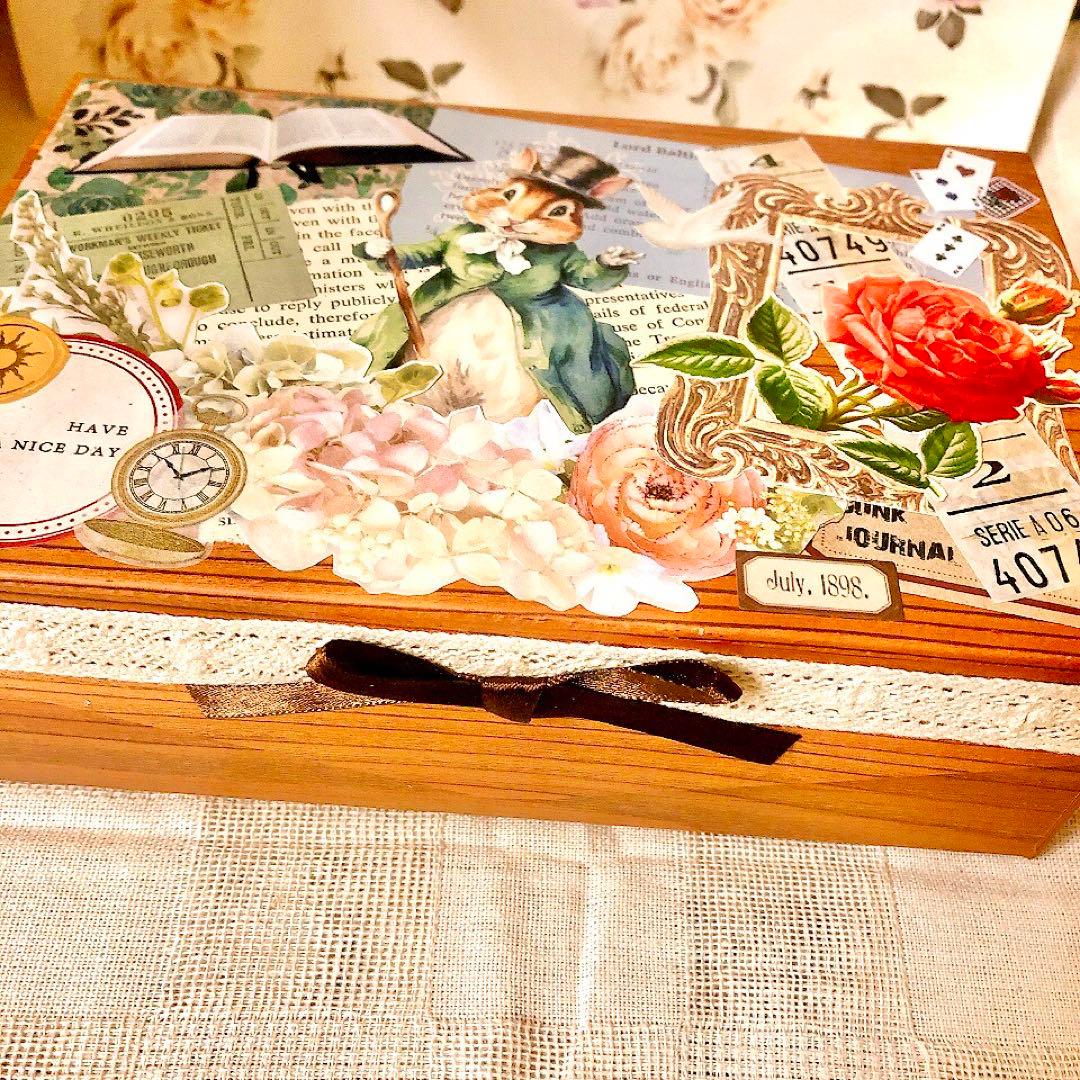 ジャンクジャーナル雑記帳 箱付き おすそ分けファイル junkjournal