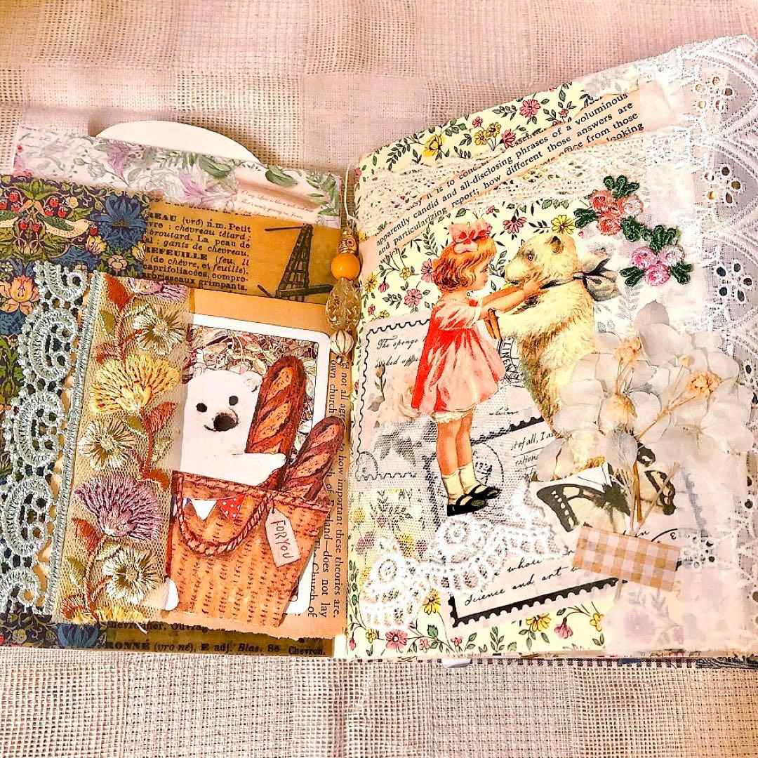 ジャンクジャーナル雑記帳 箱付き おすそ分けファイル junkjournal