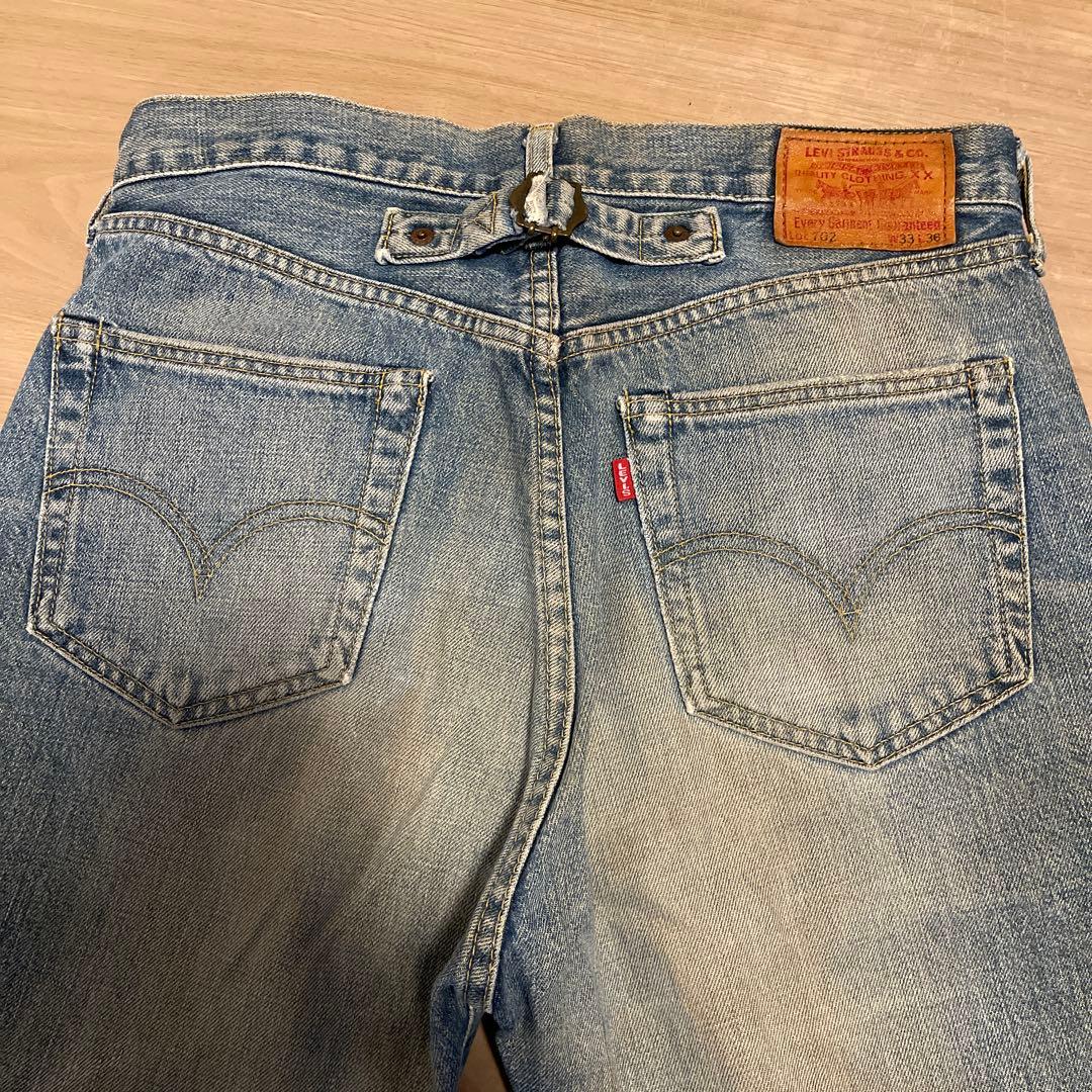 雰囲気抜群 LEVI'S 702 XX 復刻 赤耳 ユーズド W33 x L36