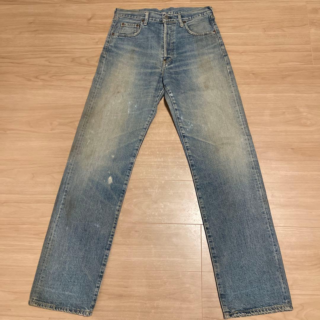 雰囲気抜群 LEVI'S 702 XX 復刻 赤耳 ユーズド W33 x L36