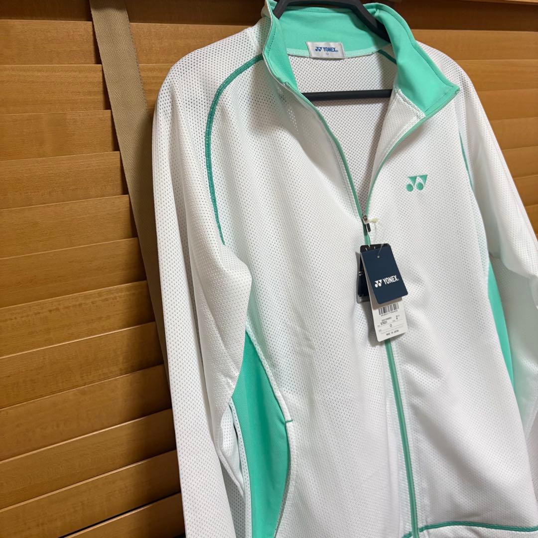 新品YONEX メッシュ ジップアップ ウォームアップウェア