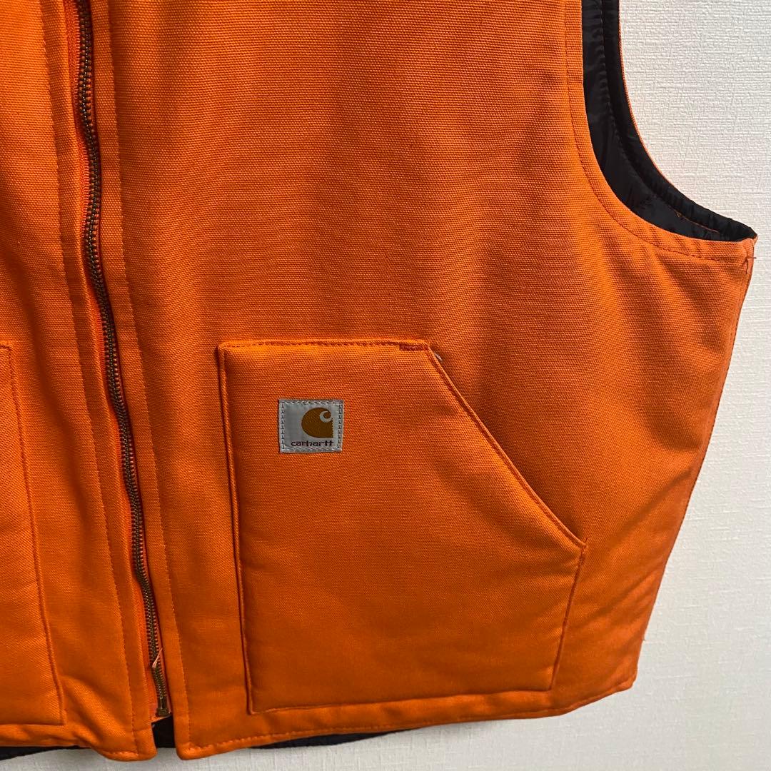 デッドストック　 カーハート Carhartt ダックベスト 中綿 フルジップ