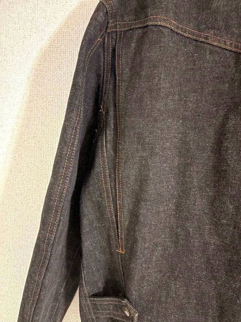 ブラック デニムジャケット