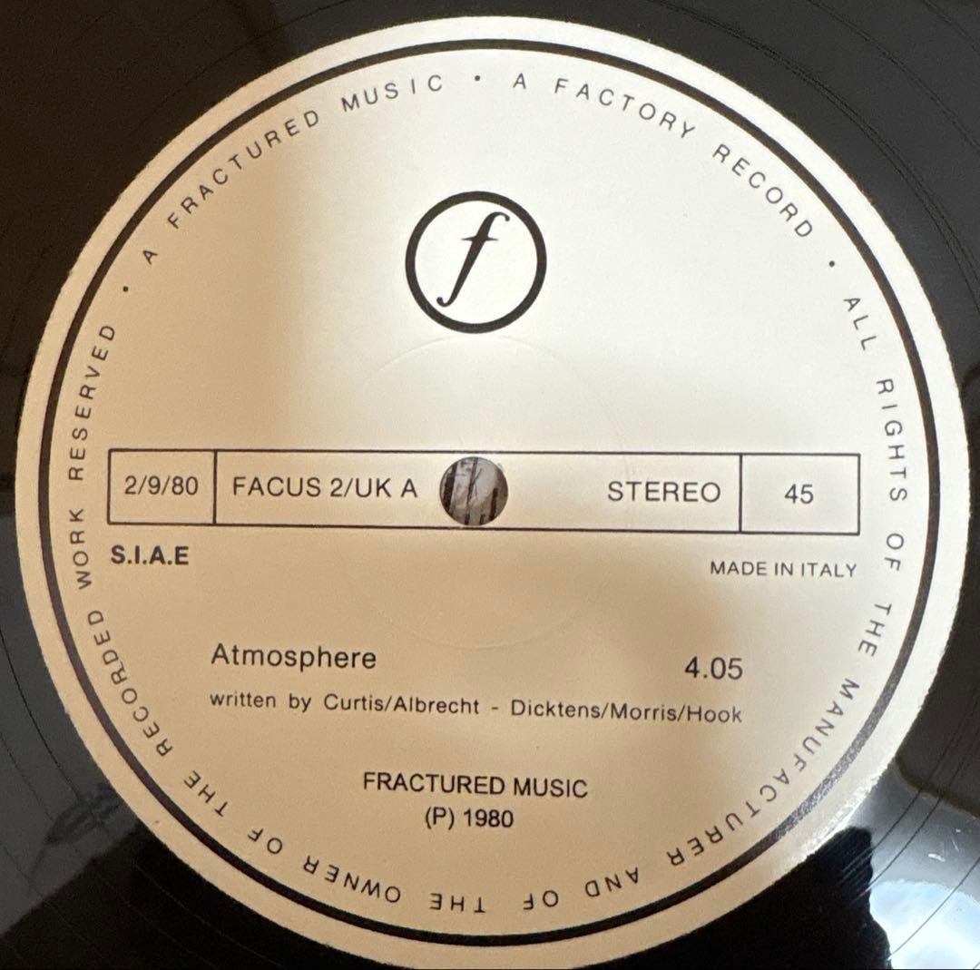 JOY DIVISION　/　「CLOSER」 + 「ATMOSPHERE」