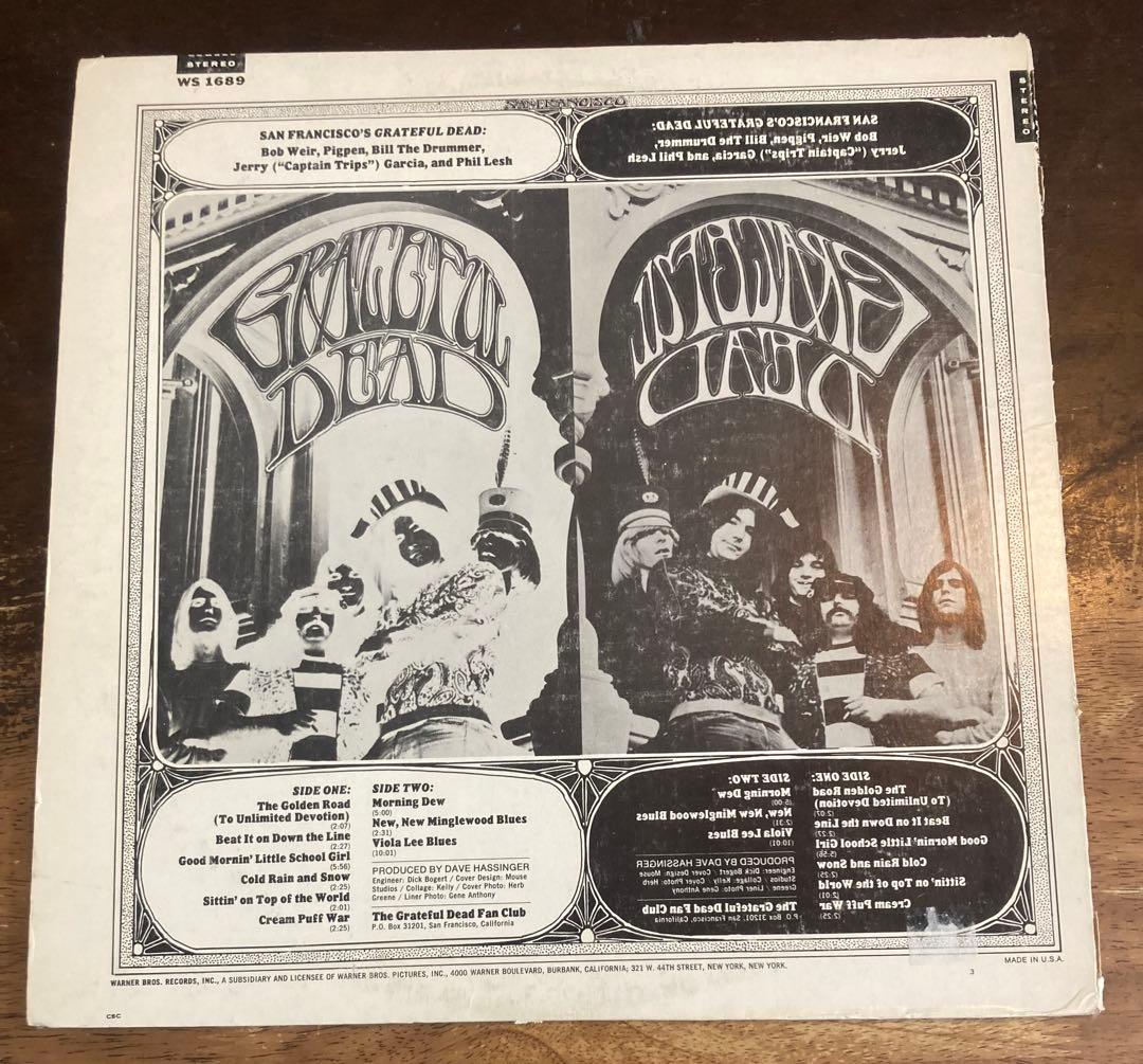 ◾️高音質60年代USプレス盤◾️GRATEFUL DEAD■グレイトフルデッド■G