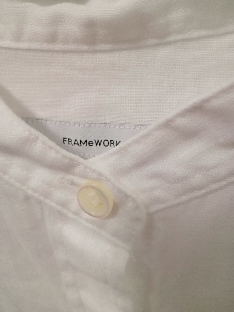 FRAMeWORK フレンチリネンドロストシャツ