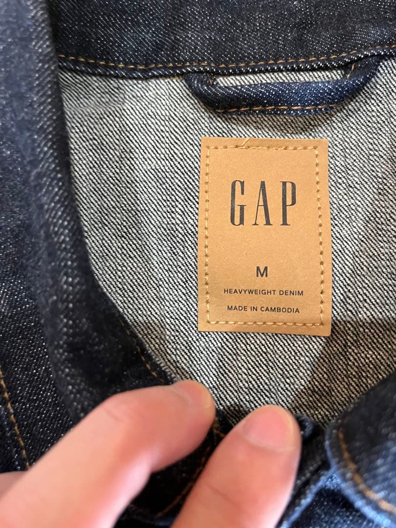 ボンド GAP ヘビーウェイト デニムジャケット Gジャン