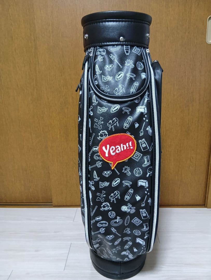 美品ミズノ　エンジョイスポーツデザイン ゴルフバッグ
