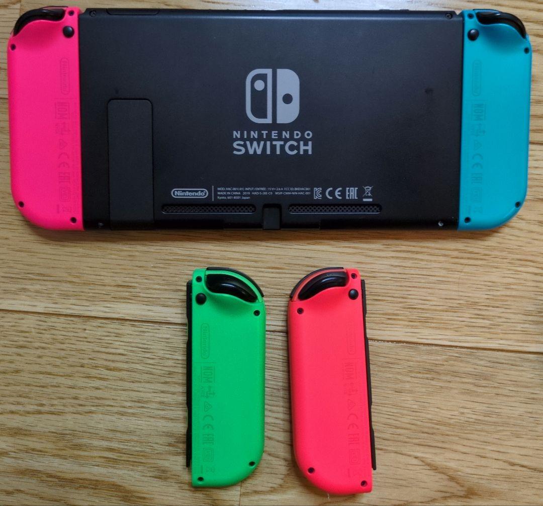 Nintendo Switch本体　MicroSD＆Joycon2本セット