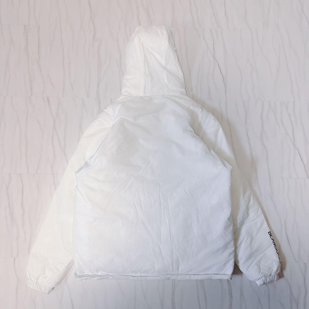 《美品》ビームスゴルフ リバーシブルジャケット 中綿 3way ホワイト XL
