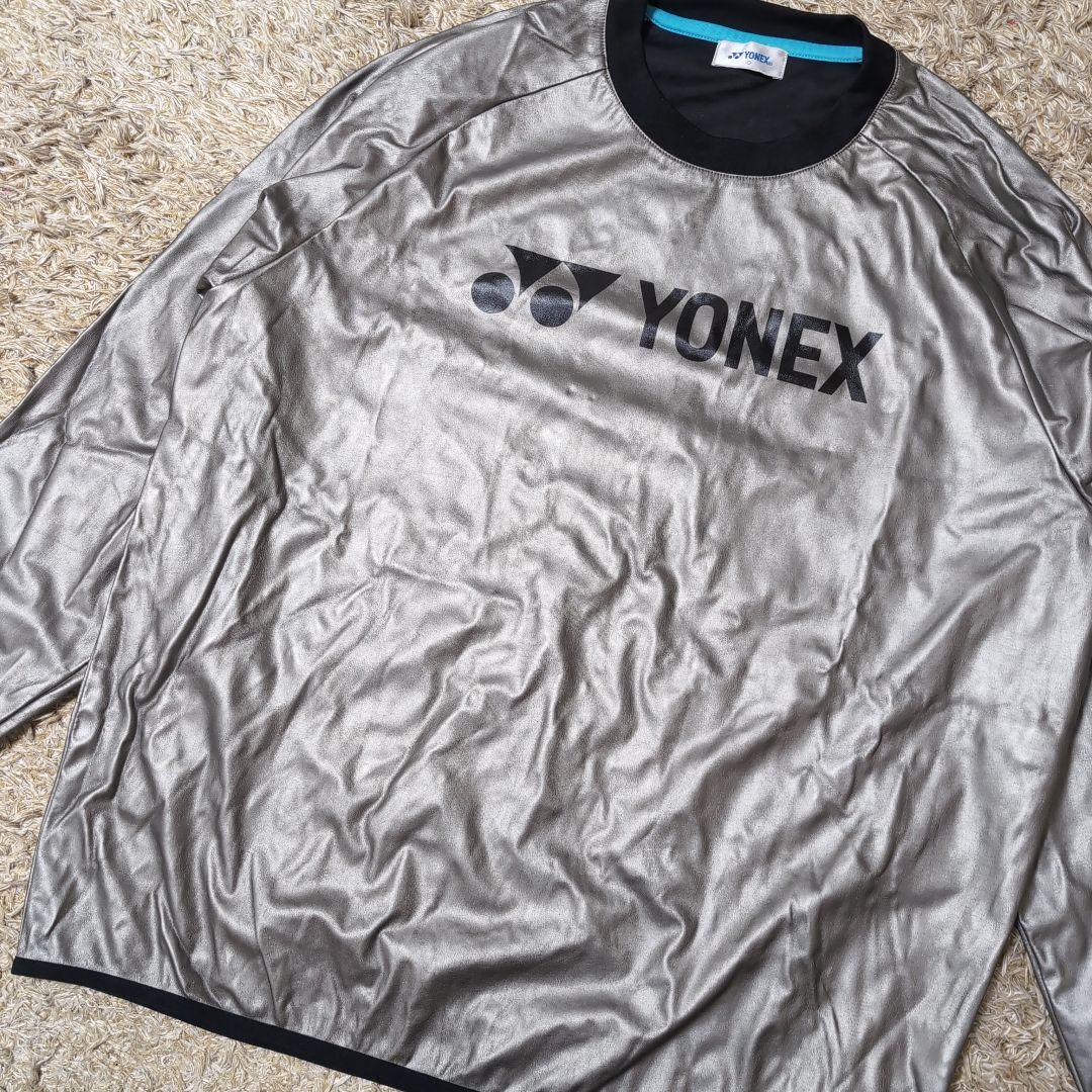 YONEX ヨネックス シルバー 長袖 ウォームアップウェア