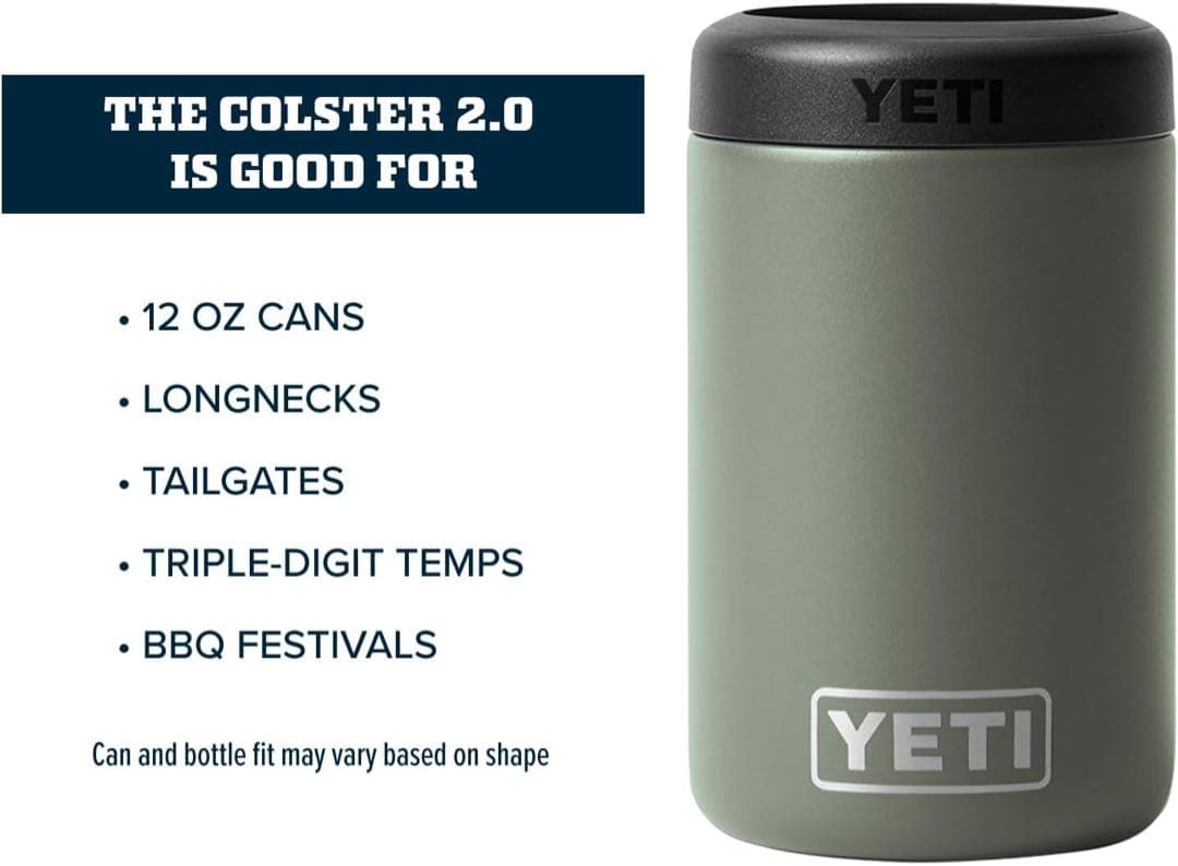 【人気色】YETI 12オンス コルスター缶インシュレーター