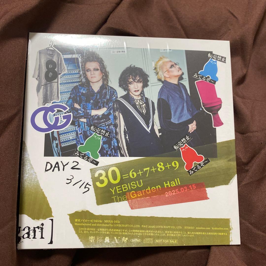 cali≠gari/「30=6+7+8+9」ライブCD-R