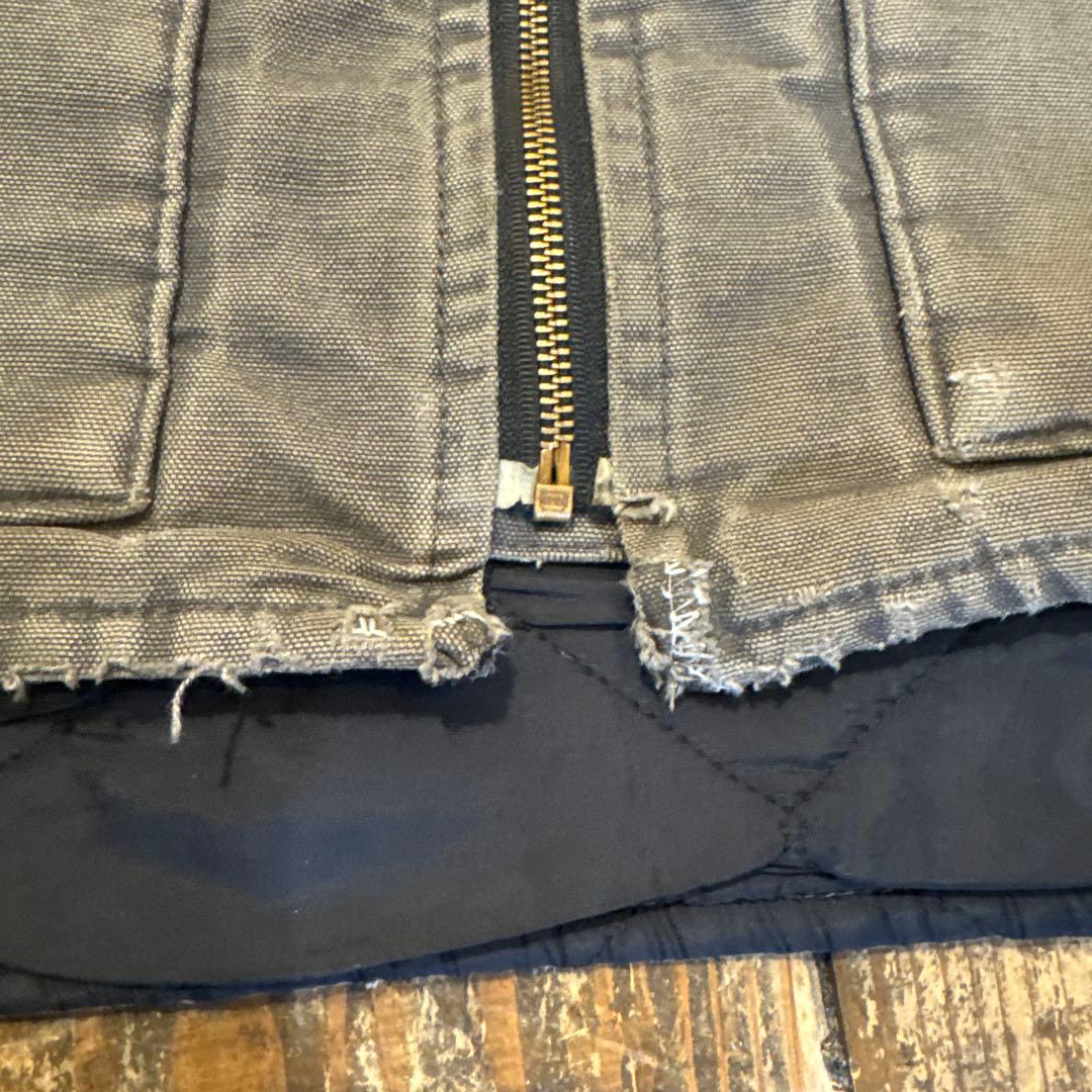 carhartt カーハート　ダックベスト　グレー　Lサイズ