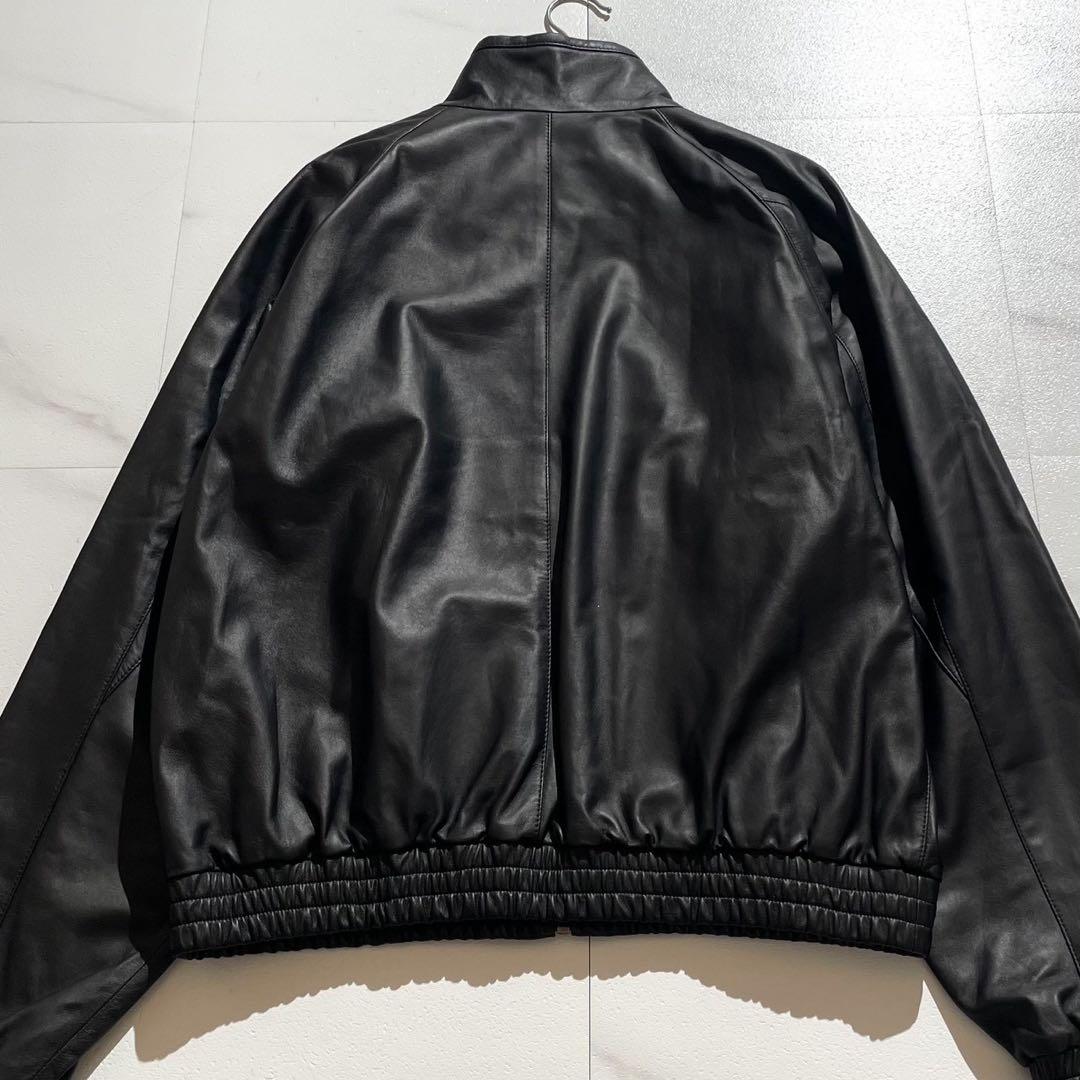 美品 24AW✨Edition × デニム社 羊革 シングルライダースジャケット
