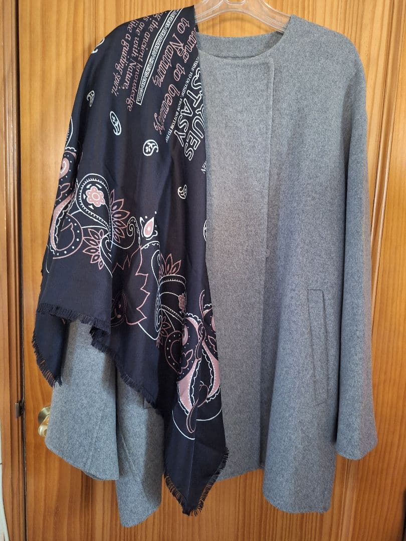 【極美品】ETRO シルク100% スカーフ ペイズリー 濃紺 イタリア製
