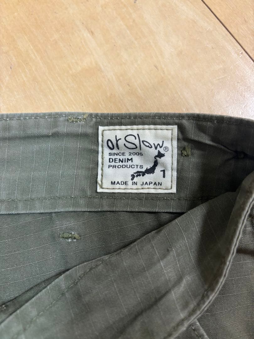 orSLOW ファティーグパンツ　ベイカーパンツ　US ARMY サイズ1