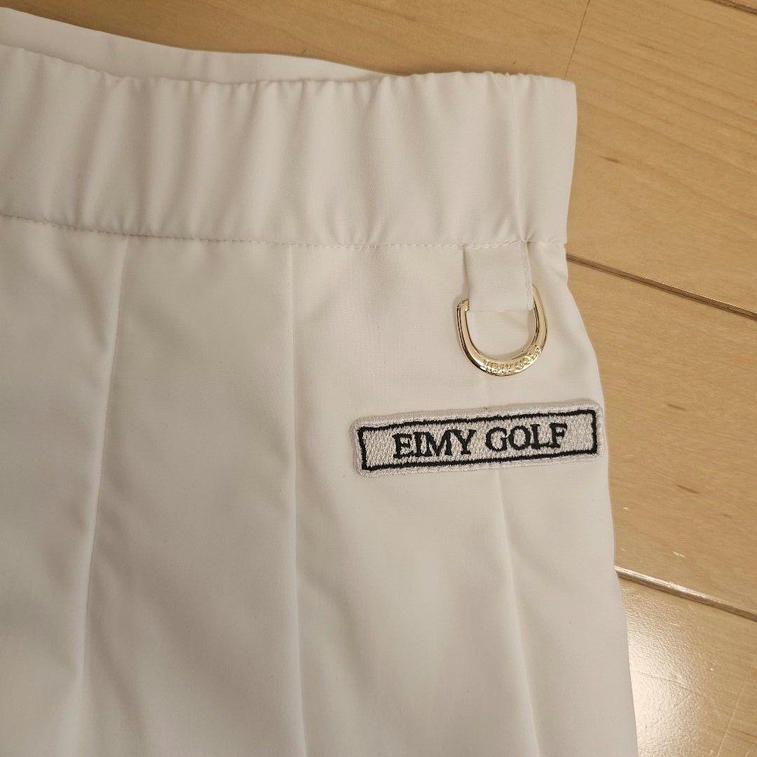 EIMY GOLF プリーツスカート ホワイト