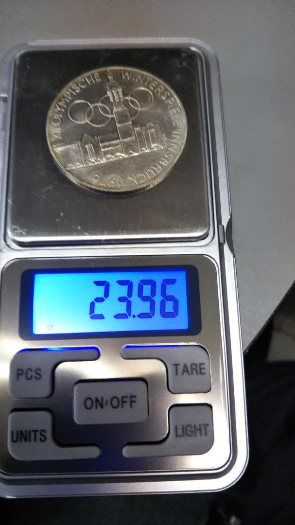 オーストリア 100シリング 1976年冬季オリンピック記念銀貨