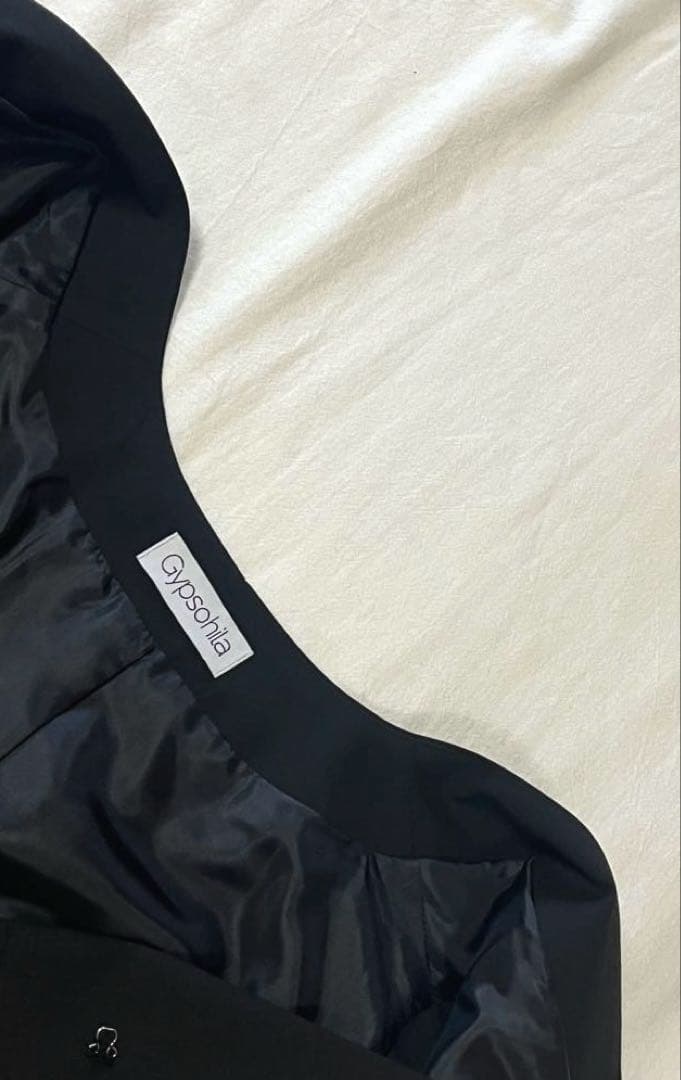 Gypsohila ジプソフィア　ロングジレ　黒　 美品