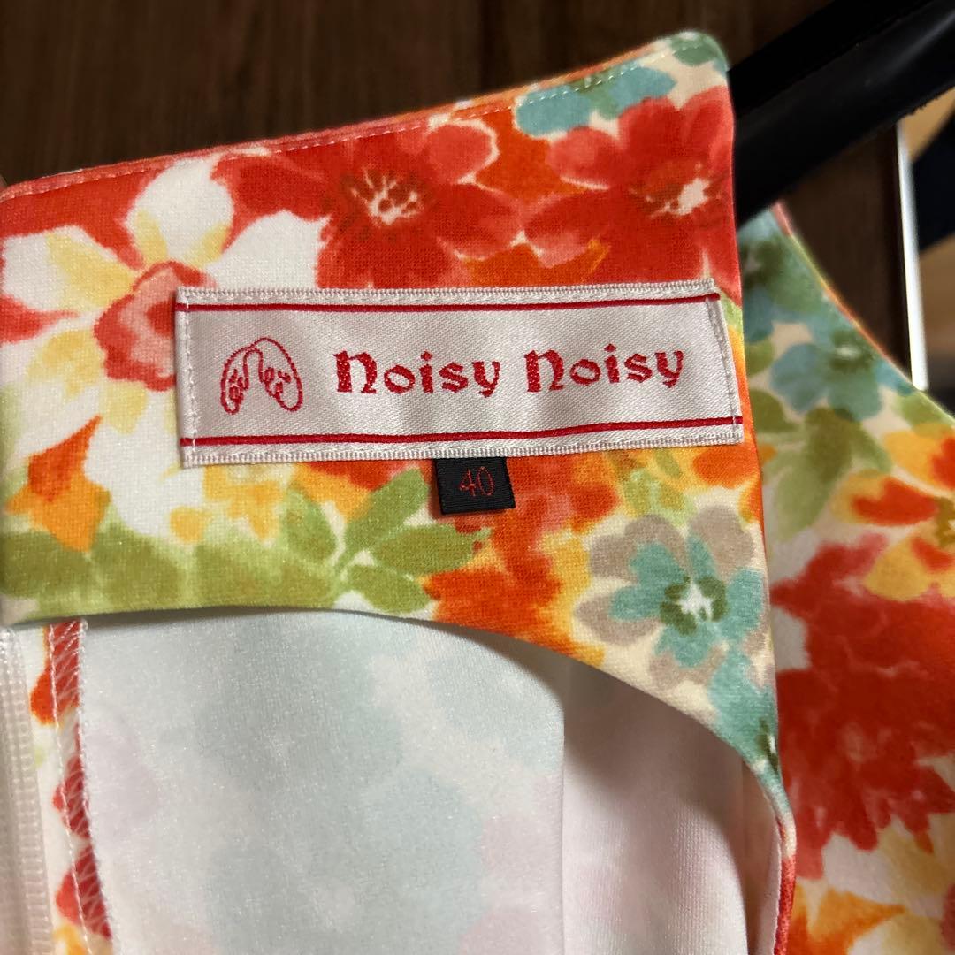 NOISY NOISYレディース フード付ワンピース ベスト ピンク 花柄可愛い
