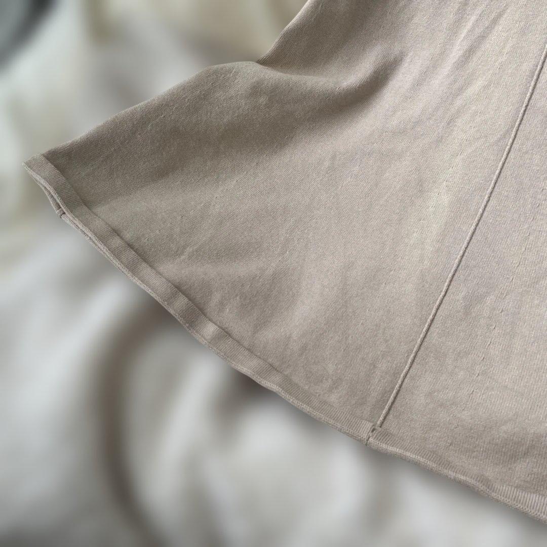 anauans オフショルレイヤードニットワンピース （BEIGE）