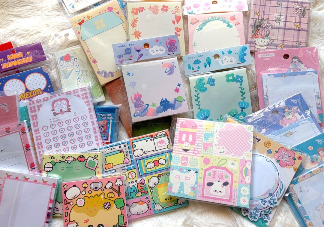 大量　文房具　まとめ売り　セット　紙モノ　サイズ80 ②
