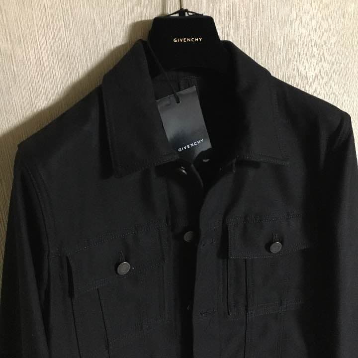 13AW GIVENCHY ジバンシィ マリアスター柄デニムジャケット S
