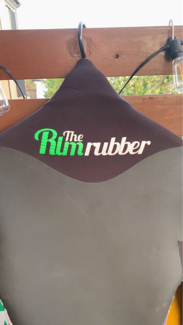 The Rim セミドライウエットスーツ ブラック/グリーン