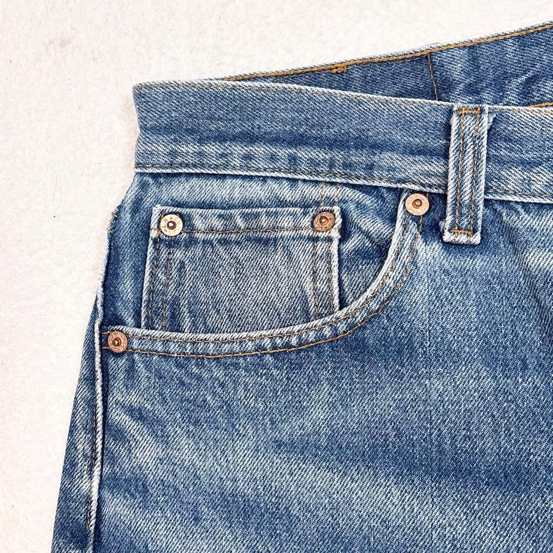 90s Levi's 501xx ヒゲ ハチノスW33 USA製 赤文字