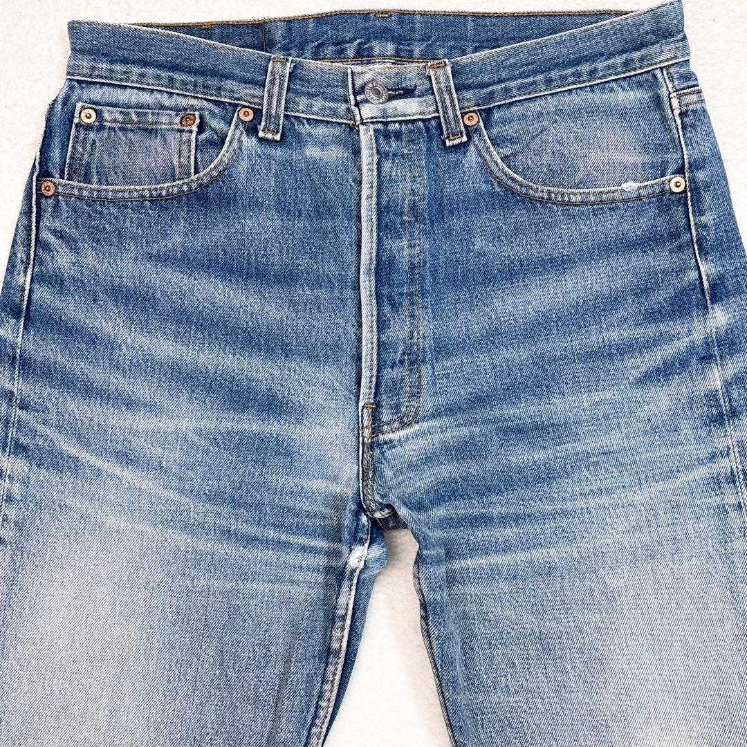 90s Levi's 501xx ヒゲ ハチノスW33 USA製 赤文字